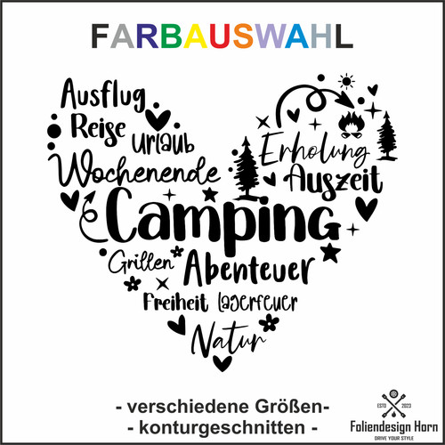 Aufkleber wohnwagen camper - aufkleber,
