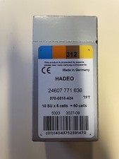 Hadeo 312 60 Hörgerätebatterien Varta Power One