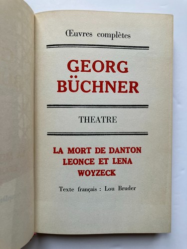 Georg büchner gesamtwerke - ",