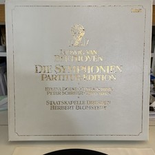 BEETHOVEN DIE SYMPHONIEN PARTITUR EDTION 8 LP BOX HERBERT BLOMSTEDT 2491f