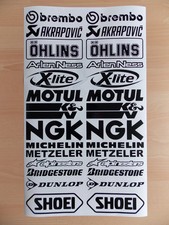 Sponsoren Aufkleber Set - 2x14