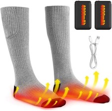 Elektrische Beheizte Socken Wiederaufladbare Batterie Socken Winter Warme Socken