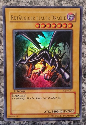 Yugioh sdj g001 red eyes - yugioh, sdj-g001