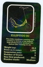1x Karte eines Fahrrads - Elliptigo 8C ≠ Q69