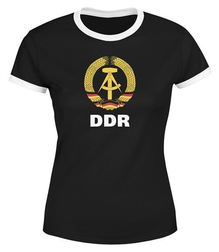Damen shirt ddr fan retro - ddr,