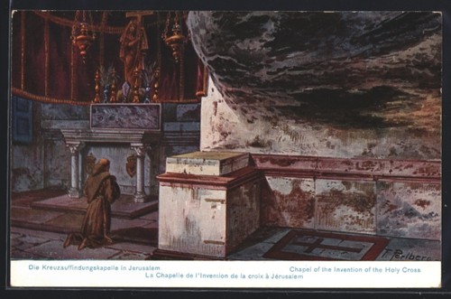 Künstler jerusalem chapel - künstler-ak,