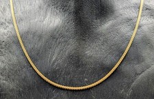 750/18K Gelbgold Rundpanzerkette  - 8 g - Gliederkette Kette 51,50cm #1507