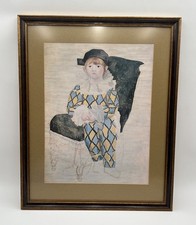 Wandbild Bild Paul Als Harlekin Pablo Picasso Kunstdruck