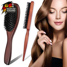 Wildschweinborsten Haarbürste Holz Frizz Haarbruch Reduziert Professioneller Sal