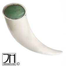 Modernist Taxco Mexiko Silber Brosche Aventurin e Mexico sterling silver brooch