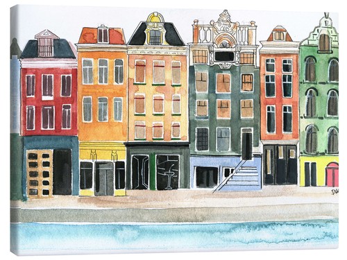 Leinwandbild amsterdam - leinwandbild,