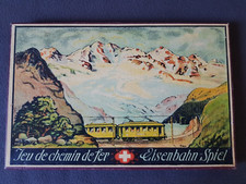 Antik Eisenbahn Reisespiel 