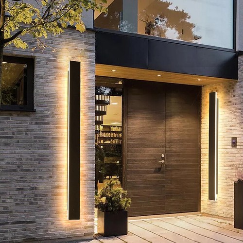 Led outdoor lang wandleuchte - lang,