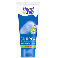 75ml Handsan Handcreme 5% Urea 24h Intensiv Nagelpflege für trockene Hände