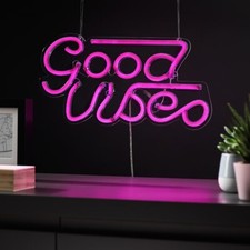 Good Vibes LED Leuchtreklame