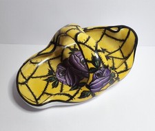 Seltene handgemalte Art Deco