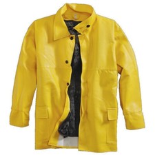 PU Winterbauregenjacke gelb Regenjacken Winterregenjacke ohne Kapuze Angeljacke