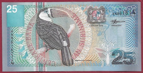 Surinam suriname gulden - 25,
