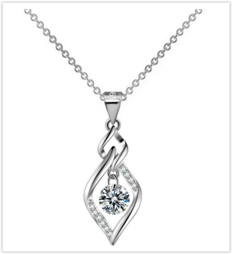 Damen halskette kristall - halskette,