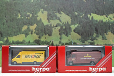 Herpa 1:87 MB Sprinter Post und MB 507 Eduscho Kaffee 2 Stück in Ovp Nr.5233