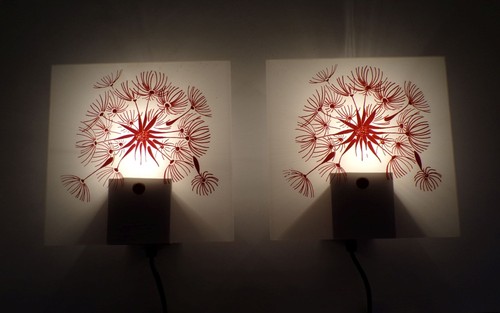 Wandleuchte pusteblume - wandleuchte, 2