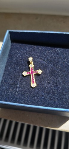 Kreuz anhänger gold - anhänger, 750
