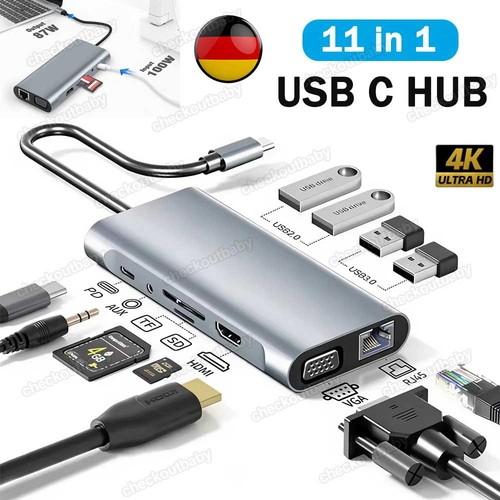 11in1 usb hub - c, hdmi