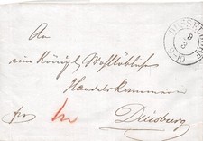 853025) Preußen Blg. mit K2 Stpl. Düsseldorf