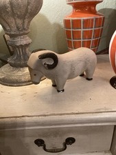 Vintage Steinbock/ Widder Holz Shabby chic Brocante Zustand siehe Bilder