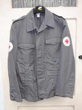alte DRK Einsatzjacke Deutsches Rotes Kreuz Jacke K-Anzug grau Größe 26 ähnl. BW