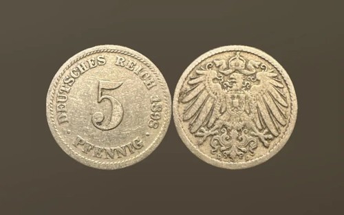 Pfennig 1898 deutsches - d,