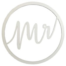 Holz Schild Mr Hochzeit Mr &
