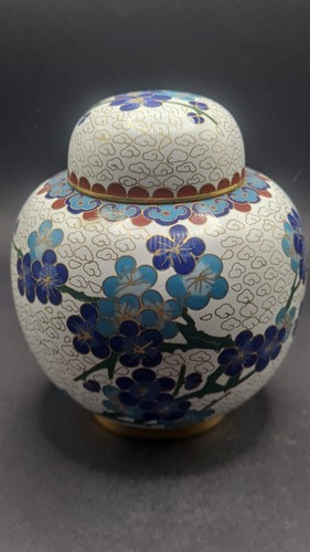 China cloisonne deckelvase - china,