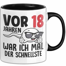 18. Geburtstag Tasse Geschenk