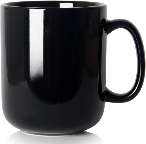 Kaffeetasse 600ml schwarz - 600ml,