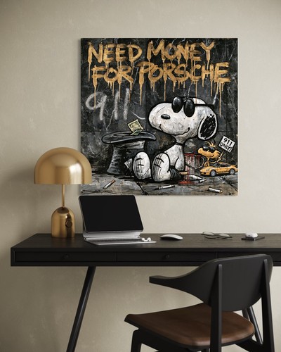 Snoopy woodstock leinwand bild - woodstock,