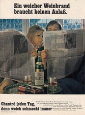3w28443/ Alte Reklame aus 1968 – Weinbrand Chantré