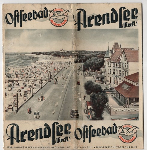 Altes reiseprospekt ostseebad - altes,