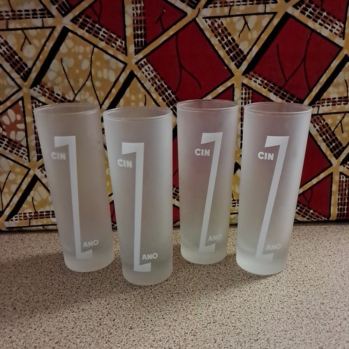 4er set cinzano milchglas - 4er,