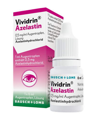 Vividrin azelastin mg ml - 0,5, mg/ml