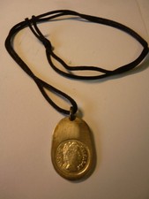 Halsband  60 cm 1 Denar Münze  Caesar Augustus Feinsilber