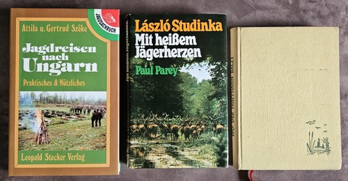 Drei jagdbücher ungarn - drei,