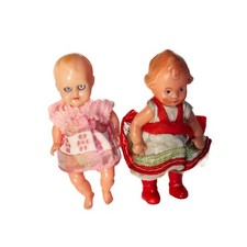 Alte Vintage Puppenhaus Puppen