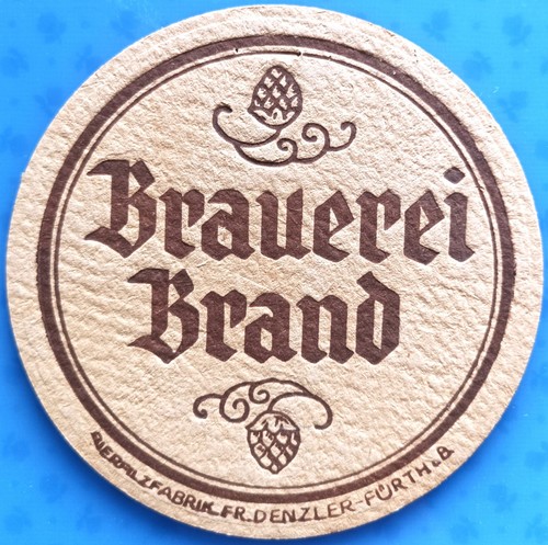 Alter bierdeckel brauerei - bierdeckel,