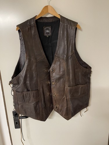 Lederweste biker kutte harley - lederweste,