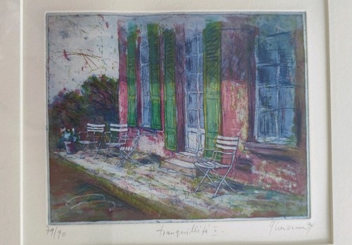 Messmer original radierung - g., -original