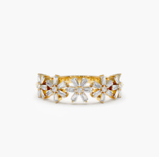 Damen Diamantring 585 Gold 14K
