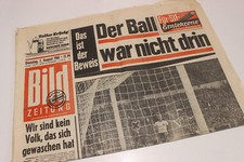 BILDzeitung 02.08.1966 August  England Weltmeister Wembley Stadion Tor