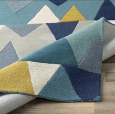 Handgetufteter Teppich 100%