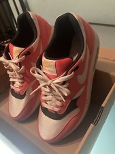 Nike WMNS Air Max 1 ND Solar Red/White-Seaweed-Gum-Light Brown 319986-600 EU43